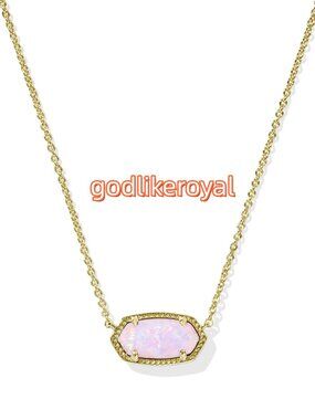 Elisa Gold Short Pendant Necklace